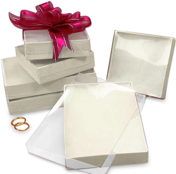 Jewelry Boxes with Clear Lids 3-1/2
