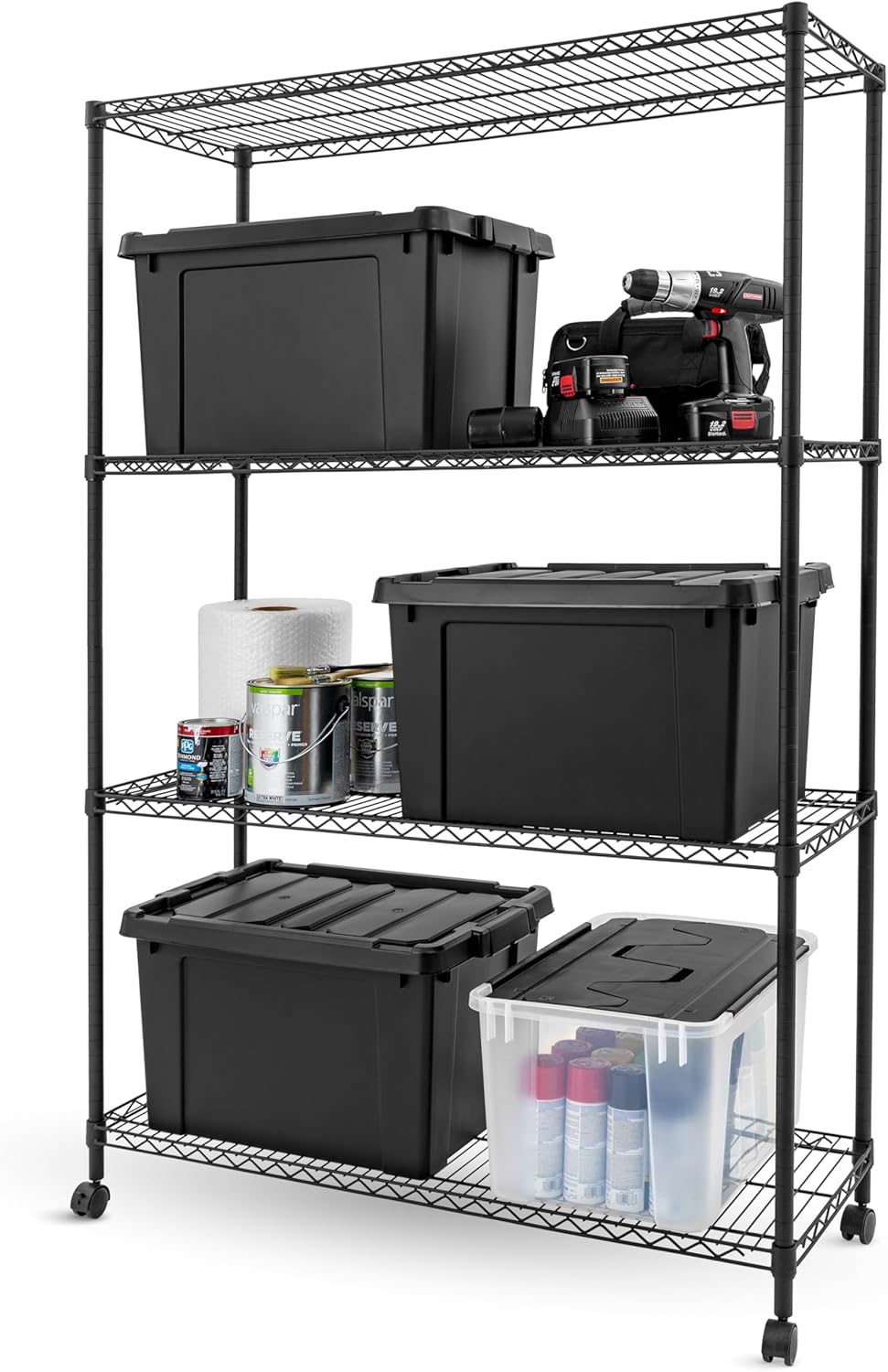 IRIS USA 4-Tier Shelves, 48