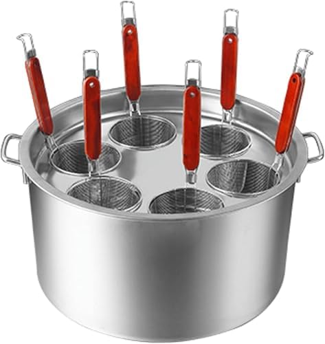 Pasta Cooker Insert Set - Stainless Steel Stock Pot with Strainer Steamer Basket for Home and Restaurant Cooking