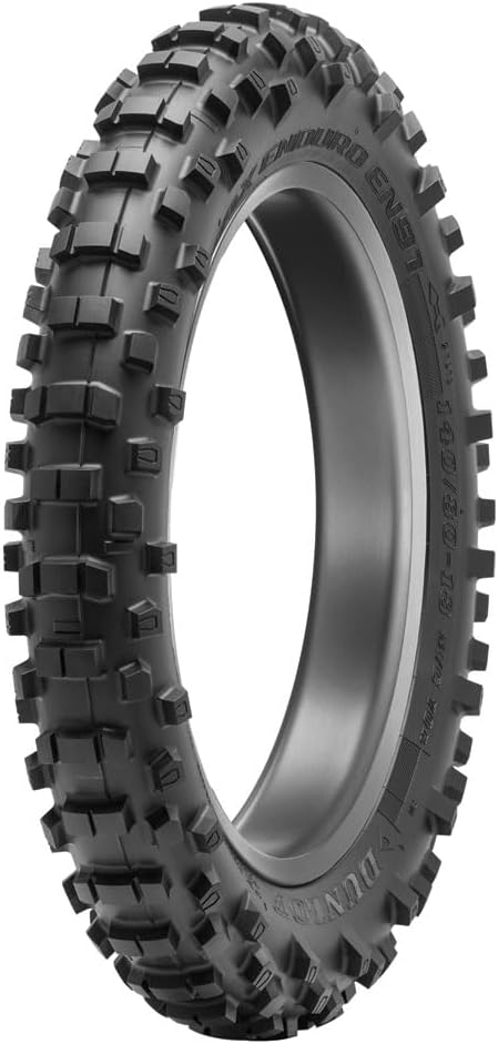 Dunlop Geomax EN91 Rear Tire (120/90-18) For 74-88 YAMAHA YZ250