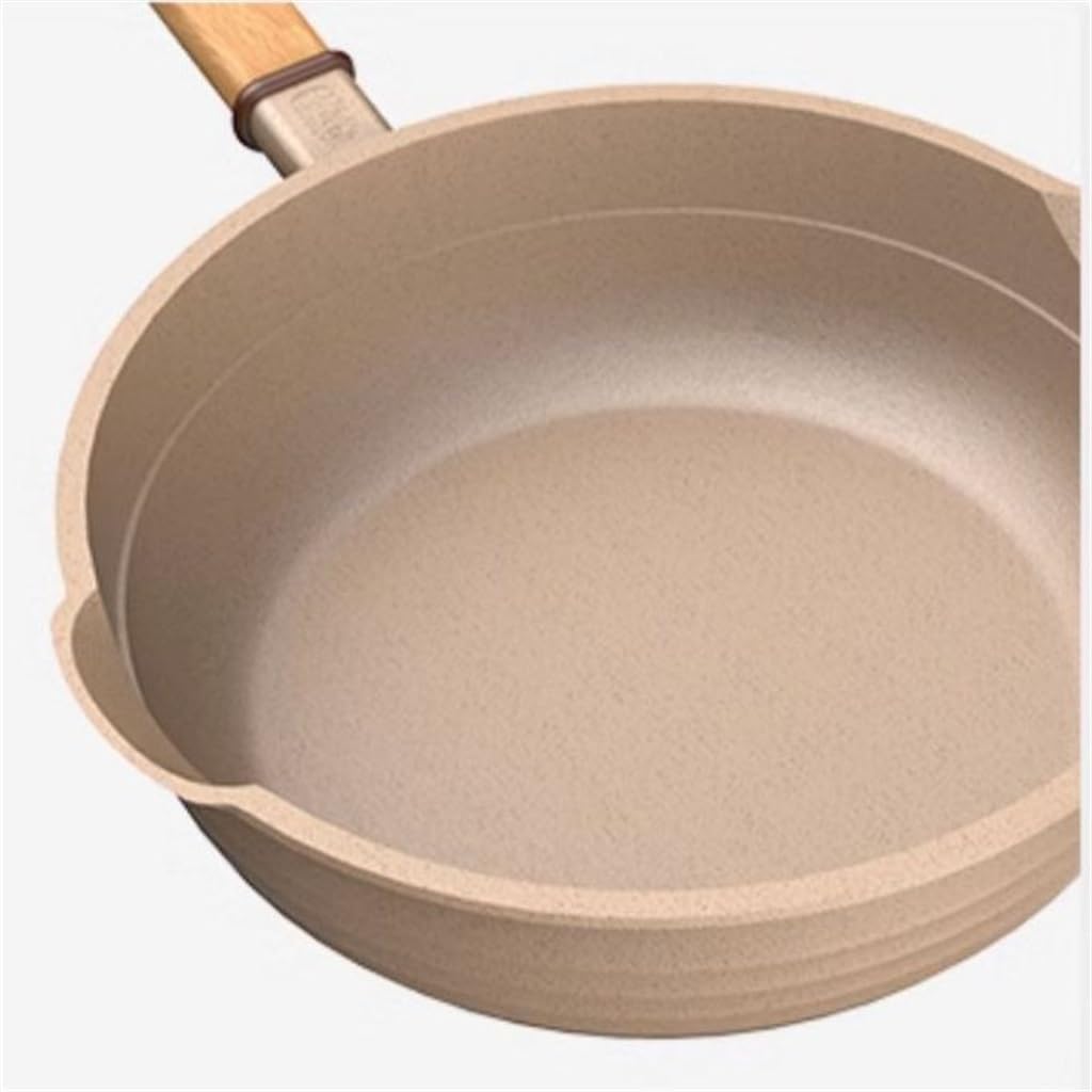 Terracotta Colour Non-stick Frying Pan for Home Use for Induction Cooktop Applicable