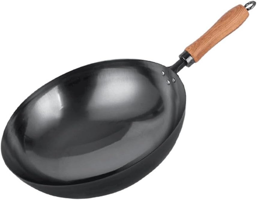 Non-rusting Household Frying Pan Lightweight Uncoated High Purity Iron Old-fashioned Non-stick