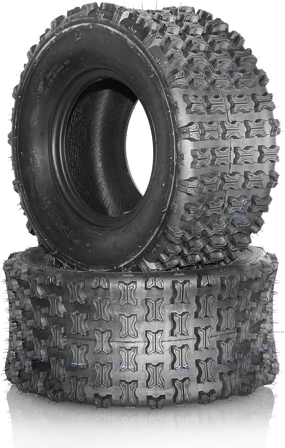 22x10-10 ATV UTV Tires 22x10x10 Sport All Terrian Rear Tires 6 Ply Tubeless Set of 2