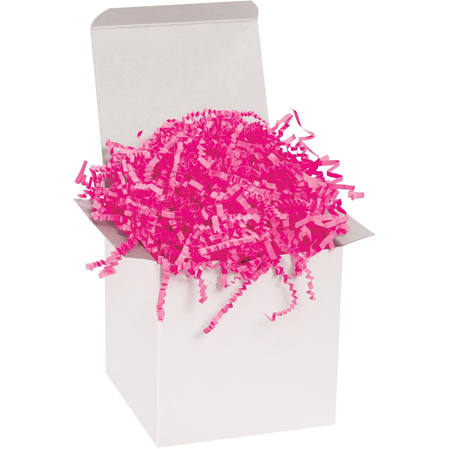 Partners Brand Partners 10 lb. Pink Crinkle Paper Packing, Shipping, and Moving Box Filler Shredded Paper for Box Package, Basket Stuffing, Bag, Gift Wrapping, Holidays, Crafts, and Decoration
