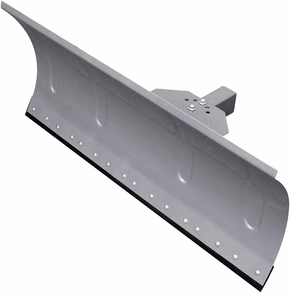 Generic Snow Plow Blade Silver Steel and Rubber Large Height-Adjustable,Home & Garden,Lawn & Garden,Snow Removal,Snow Shovels,Silver,33.29 lbs,142005