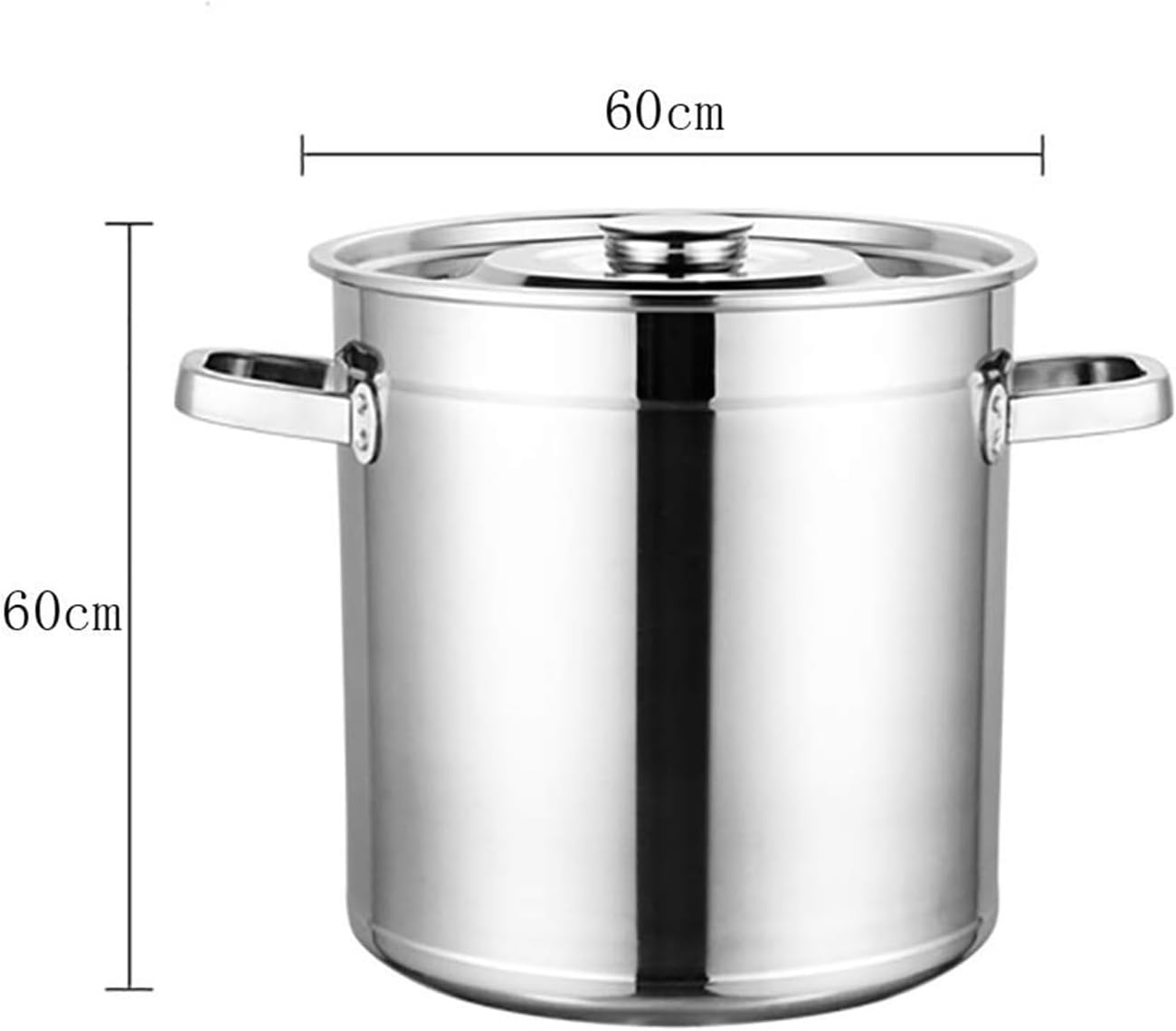 Stainless Steel Stock Pot - Soup Pot with Lid, Suitable for All Stove