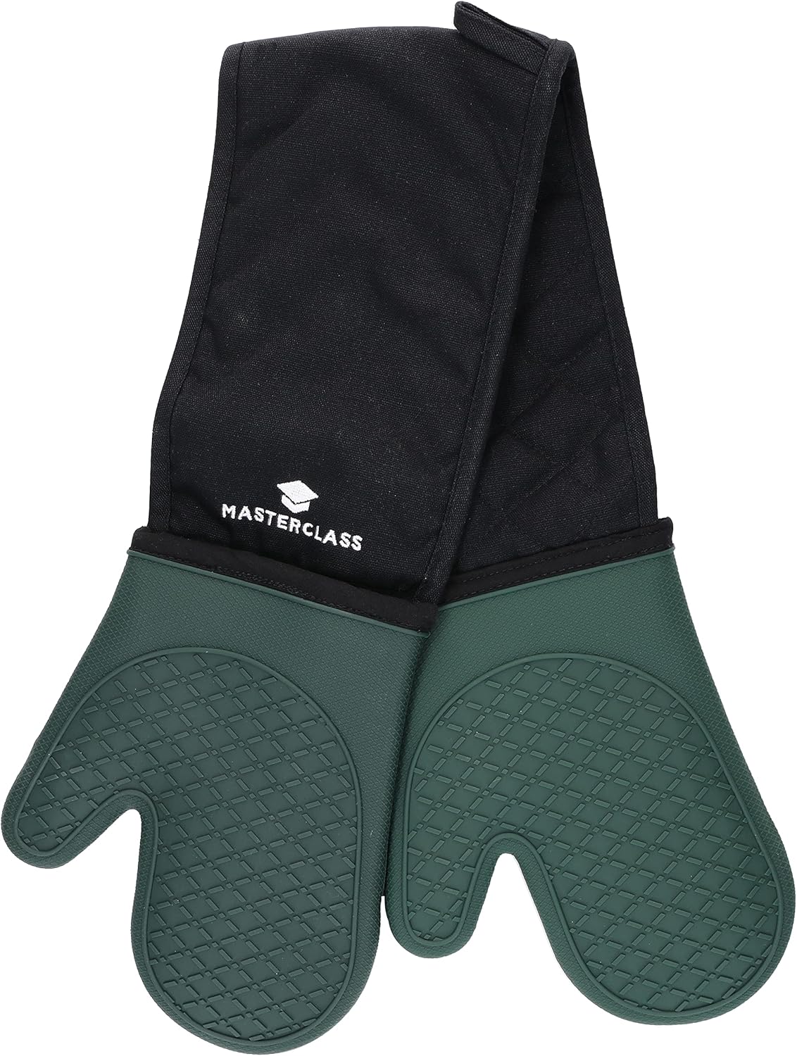 MasterClass Silicone Oven Glove, Green Pot Holder