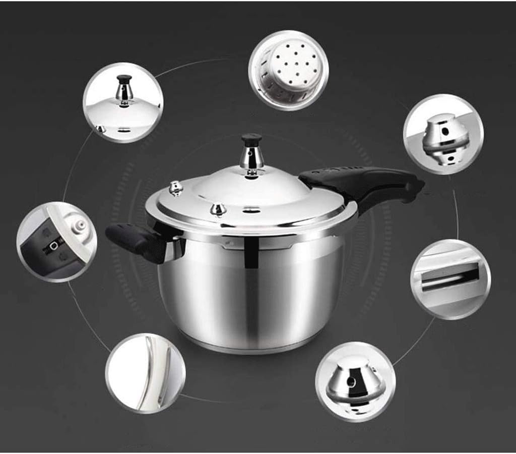 Aluminum Pressure Cooker Fast Cooker Home Kitchen Pot for Rice or Soup,20cm