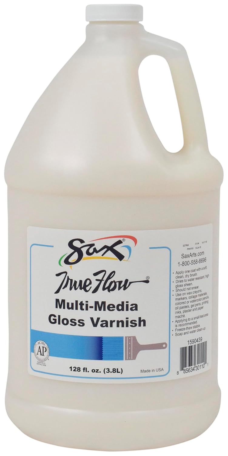 Sax True Flow Multi-Media Varnish, Gloss Finish, 1 Gallon