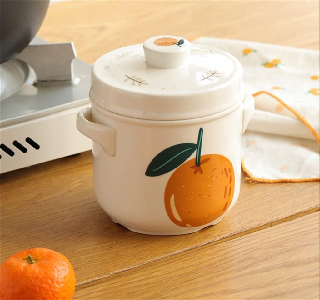 Ceramic Water-proof Stew Pot With Lids And Ears Household Stewed Bird's Nest Soup Bowl Dessert Sugar Water Cup