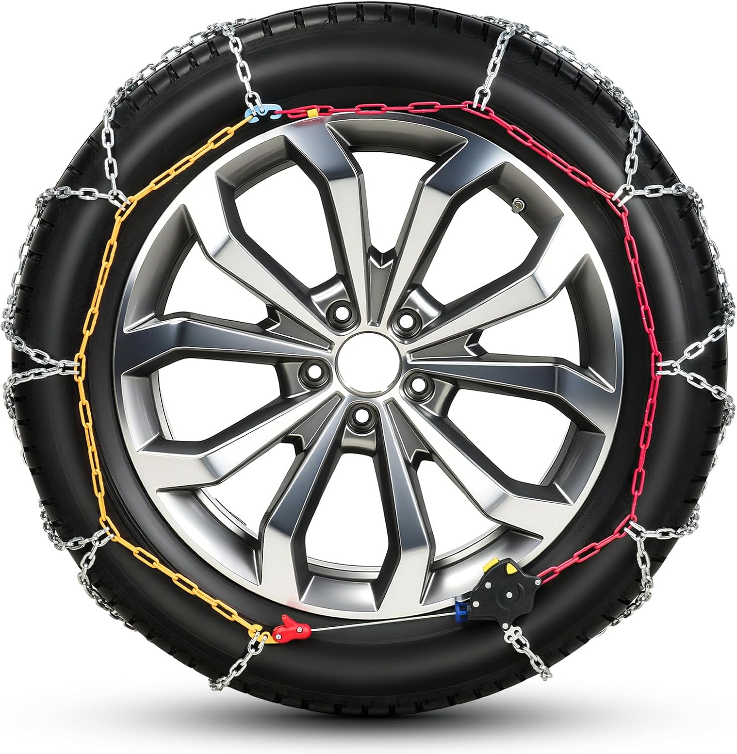 Auto-Trac Snow Chains for Car Tires Passenger Emergency Tire Chains for SUV and Car