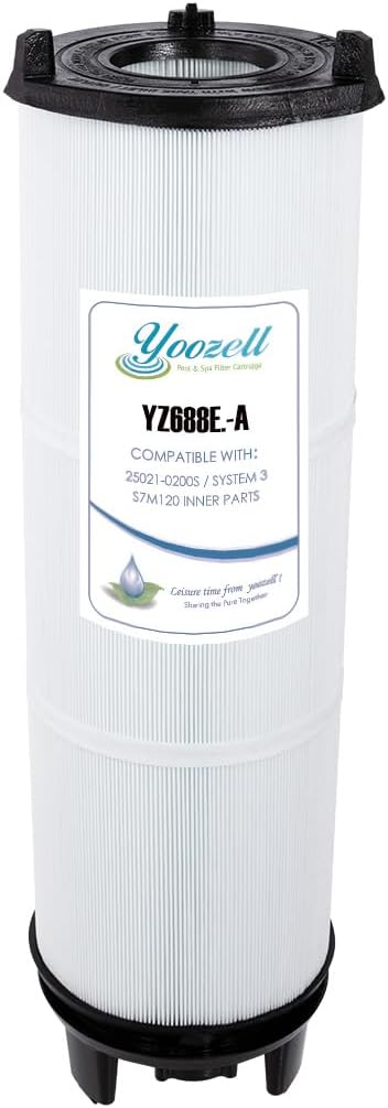 YZ688E. System 3 S7M120 Pool Filter Inner&Outer Replacement 25021-0200S 25022-0201S Darlly SR300 300Sq.ft (S7M120 Set)
