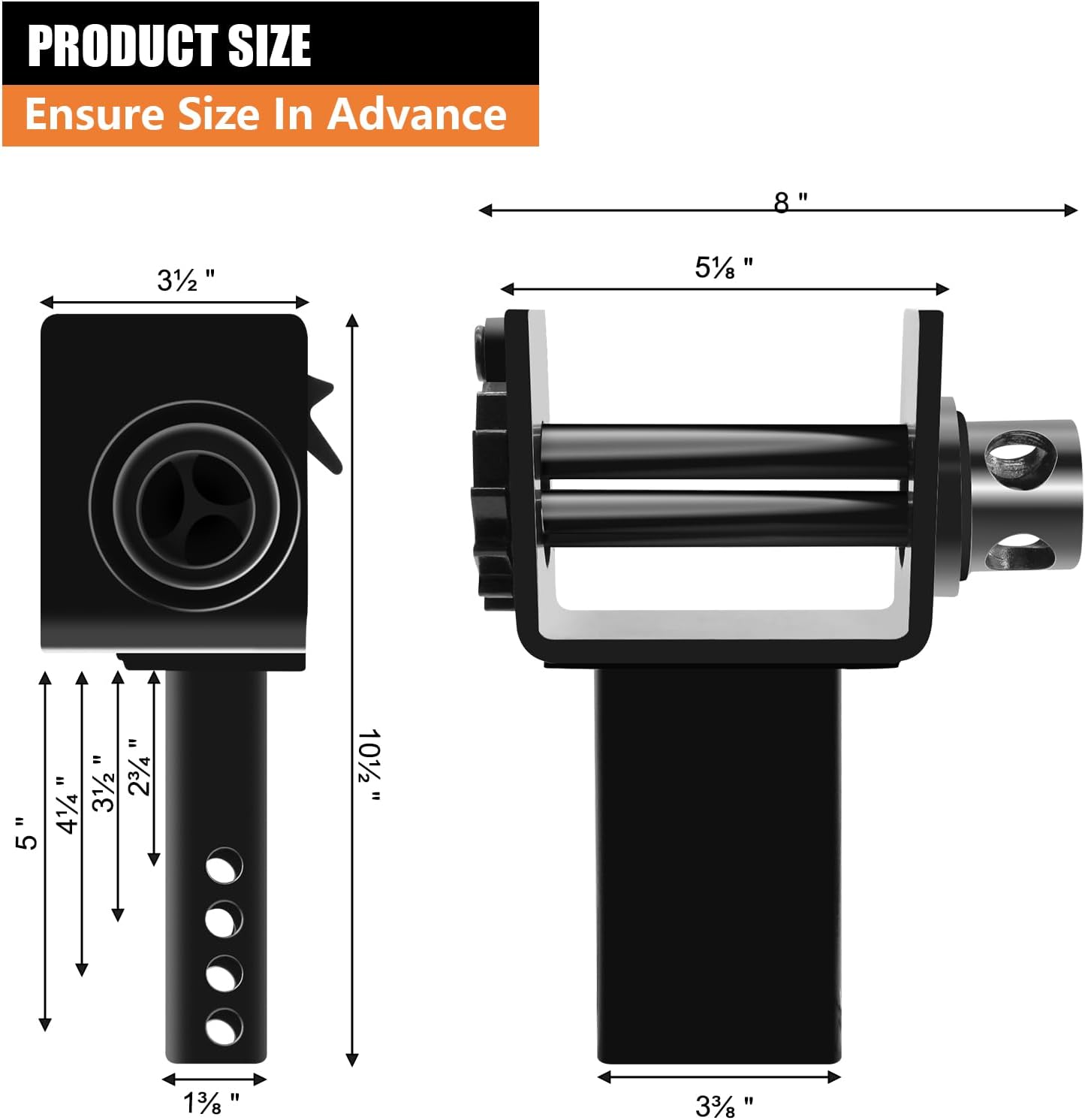 4Pack Trailer Stake Pocket Winch Flatbed Kit, Capacity 16,200 lbs Utility Flatbed Accessories, Include 4 inch Yellow Flatbed Winch Straps 30 Ft for 2x4 Stake Pockets
