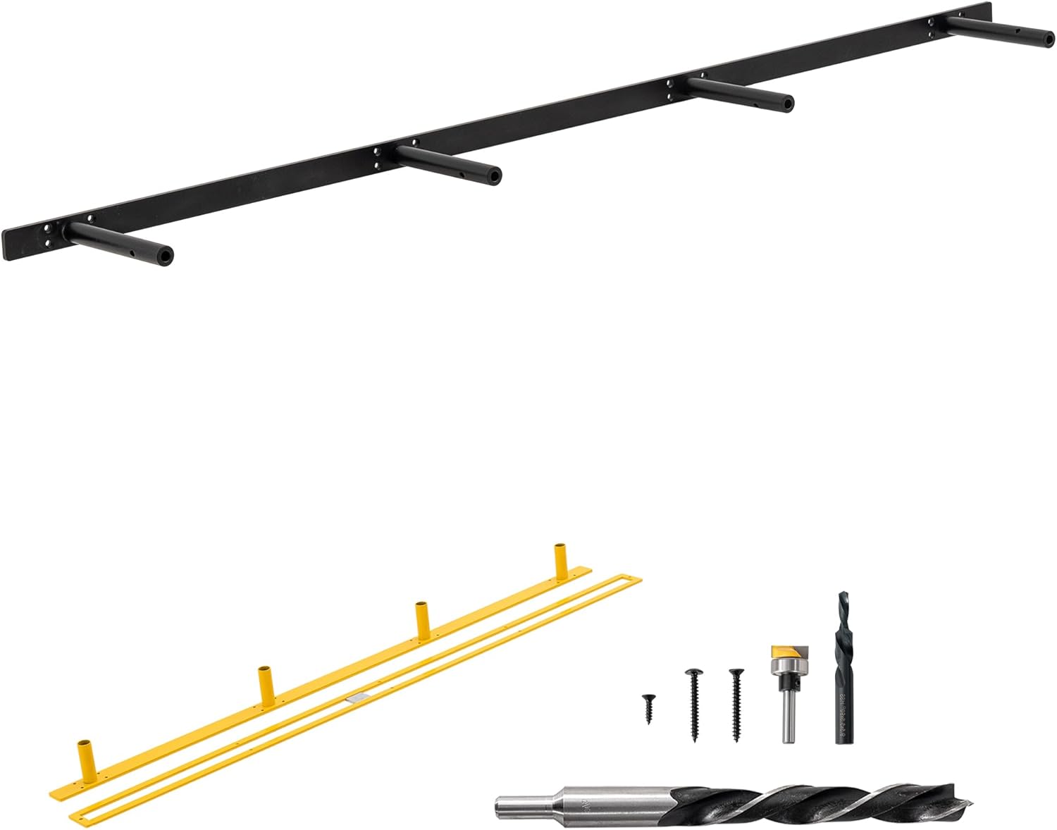 Floating Shelf Bracket ,Hidden Shelf Brackets (53 inch Premium kit)