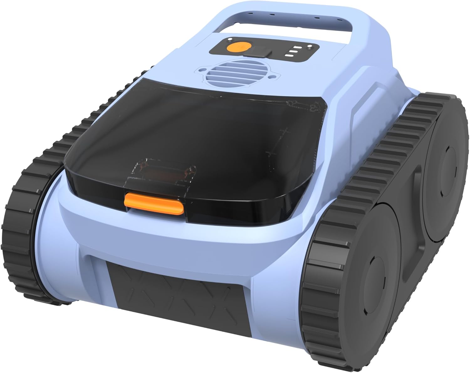 2025 New Cordless Robotic Pool Cleaner Pool Vacuum for Above Ground & Inground Pools,150-Min Runtime, LED Indicator, Self-Parking, Automatic Wall & Floor Cleaning Up to 2,180 sq. ft. (Sky Blue)