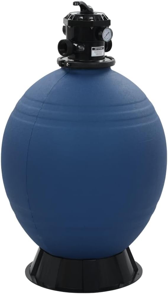 Pool Filter Blue High-Density polyethylene Large Durable