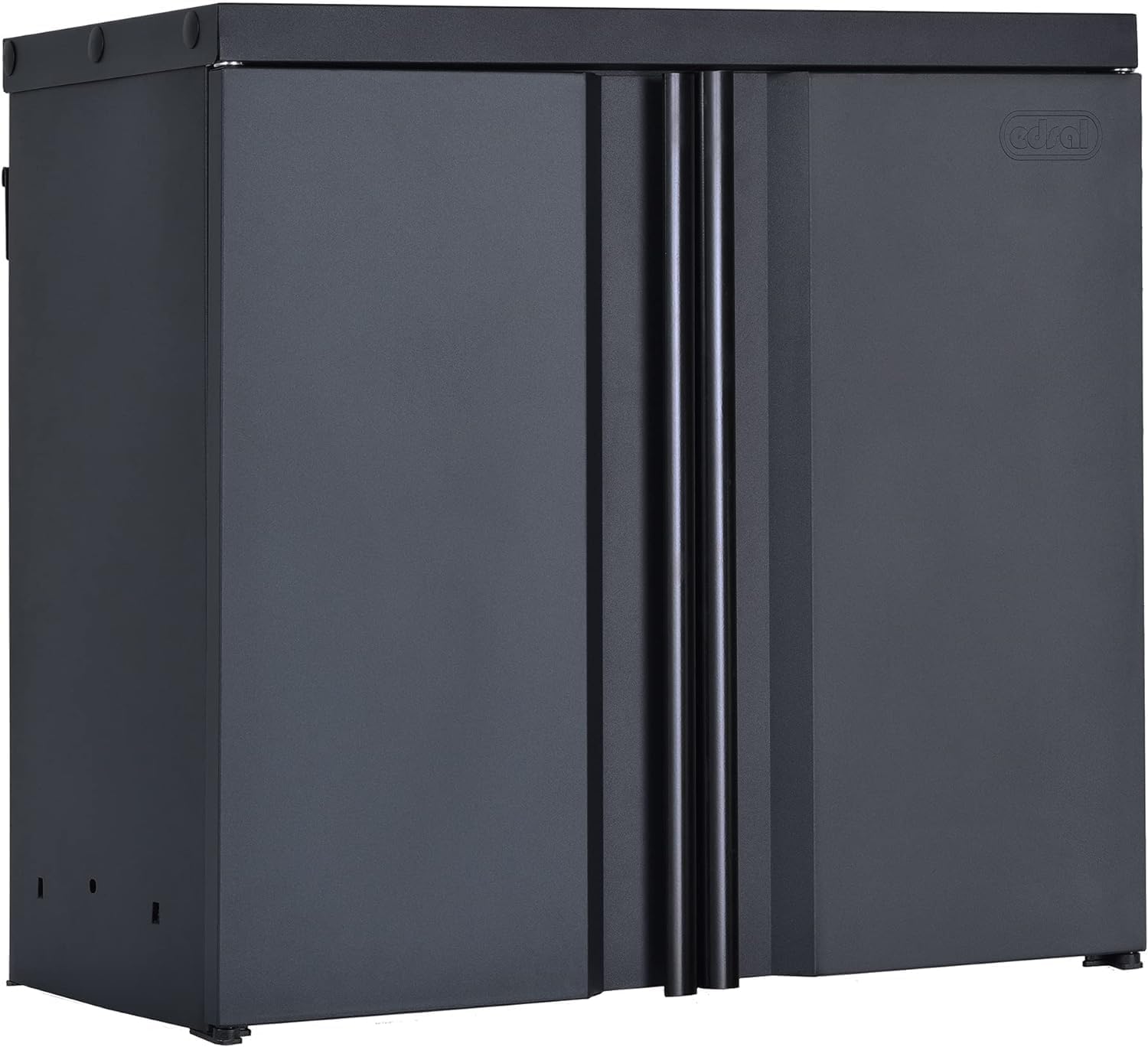 Sandusky Lee RTA281426-BLK Steel Wall Cabinet with Adjustable Shelf, Bolt Free Design, 14
