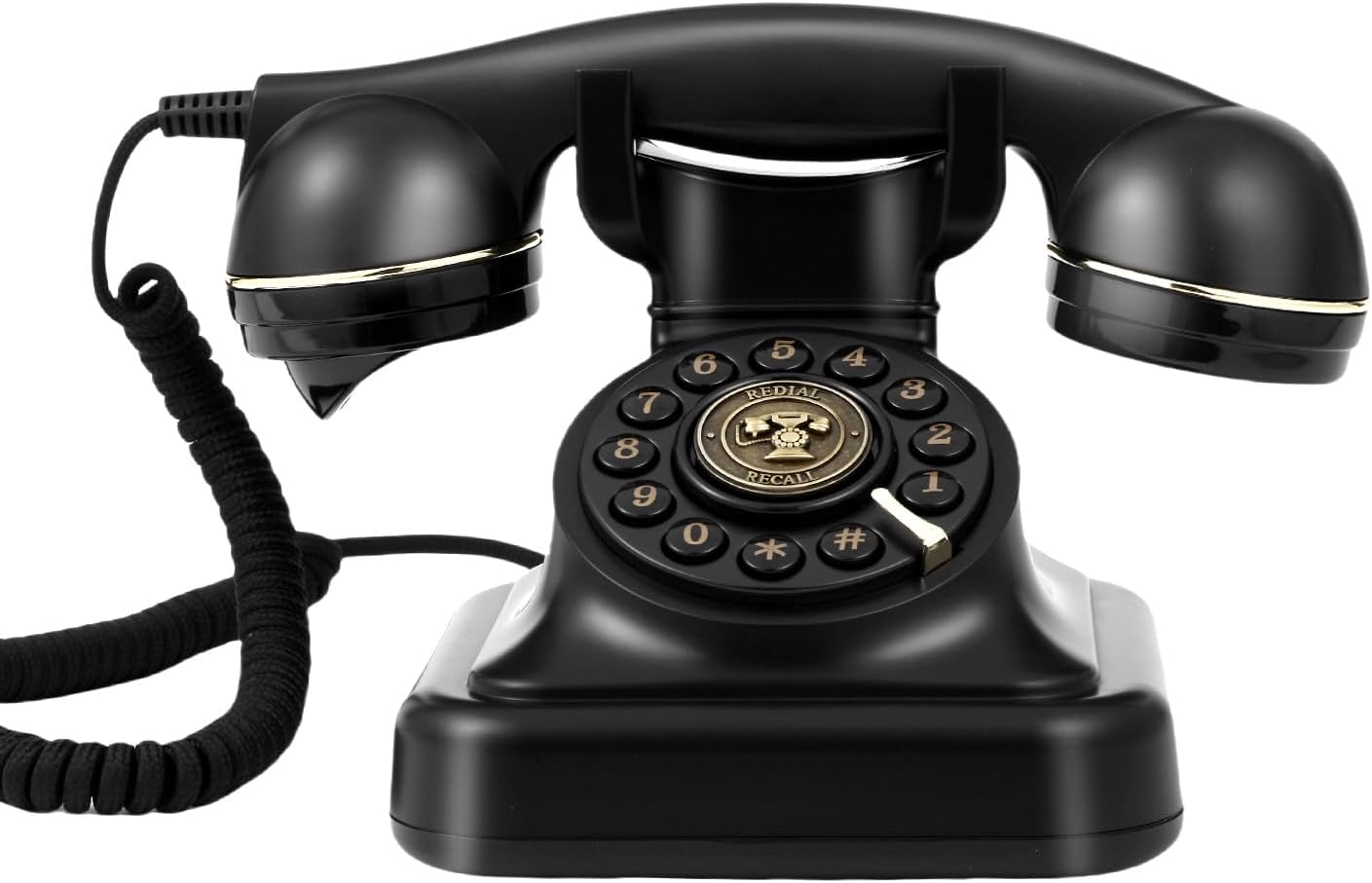 Audio Guest Book Wedding Phone, Audio Guestbook Phone Record Customized Audio Messages Guest Book Alternatives Classic Retro Phone for Parties Birthdays Rentals Confessions Special Occasions (White)