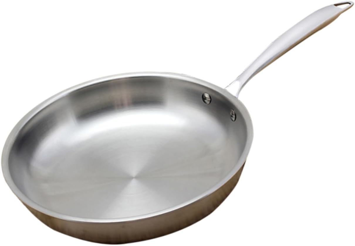 Non Stick Omelet Fry Stove Burner S Eggs Cooker Skillets Flat Frying Stainless Steel Non-Stick Frying Wok Pot