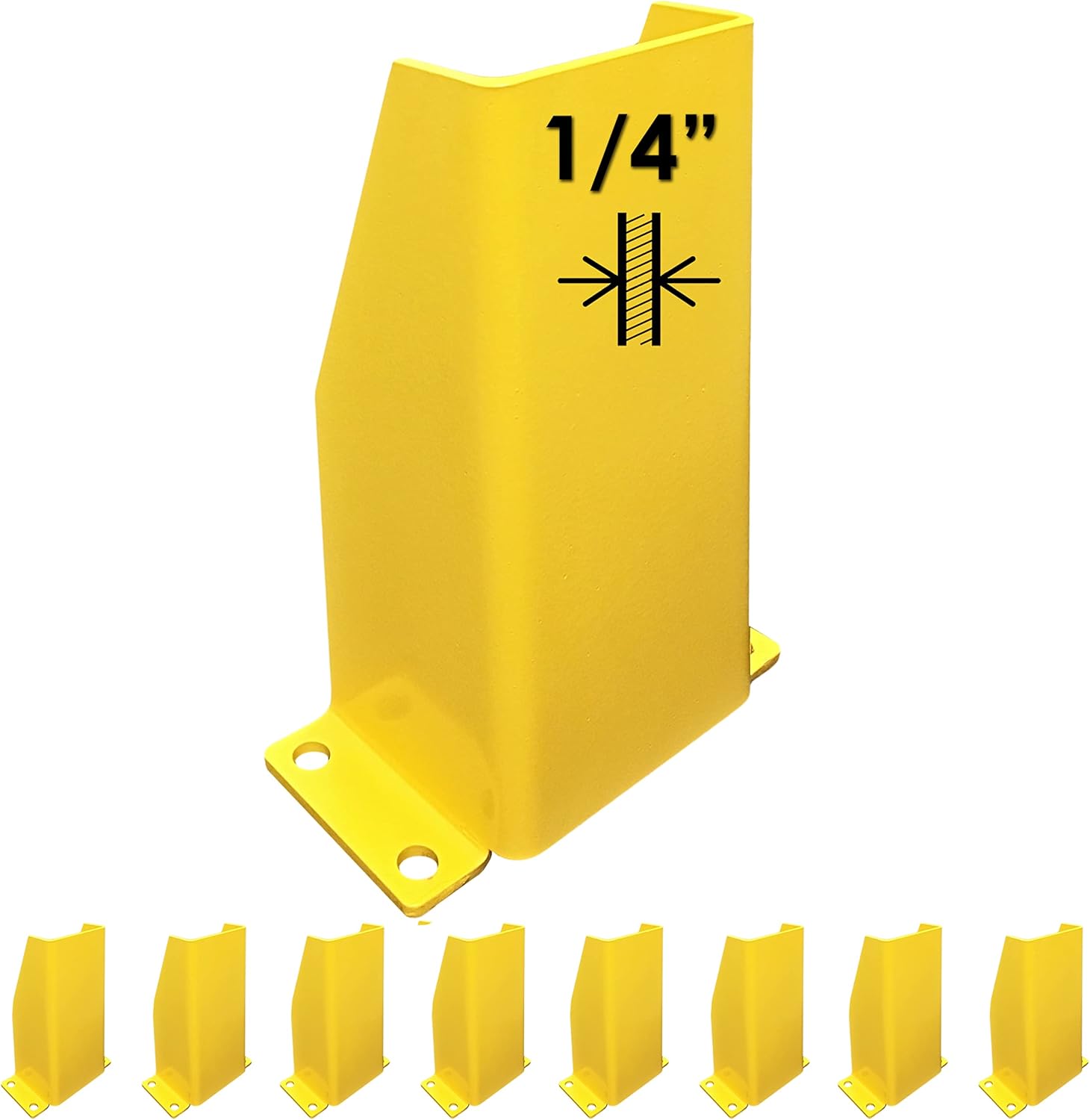 Electriduct Steel Pallet Rack Frame Guard Forklift Post Protector 4.75