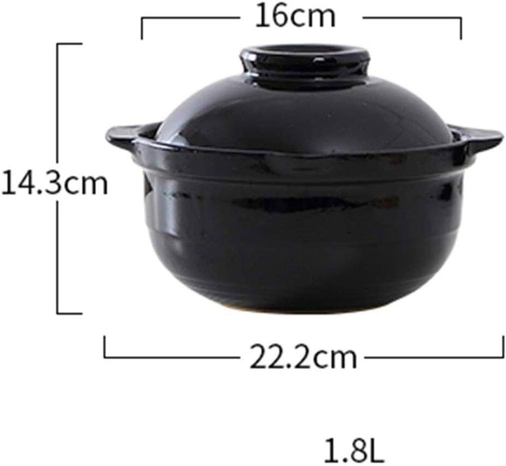 Casserole - Ceramic, Small, Soup Pot, Stew, Household Gas(1.8L)