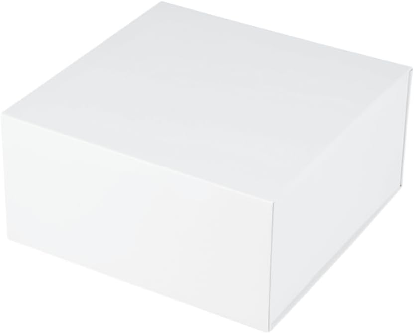 Magnetic Gift Box 15 Pack White Small Gift Box with Lids Closure in Bulk, Luxury Cardboard Gift Boxes for Presents,Bridesmaid Proposal,Packaging for Small Business,Parties,Bulk 8x8x4