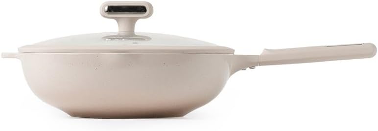 The Hybrid Non-Stick Wok Tourmaline Non-stick Pan Cooking Wok Gas Stove Induction Cooker Stir-frying Family kitchen