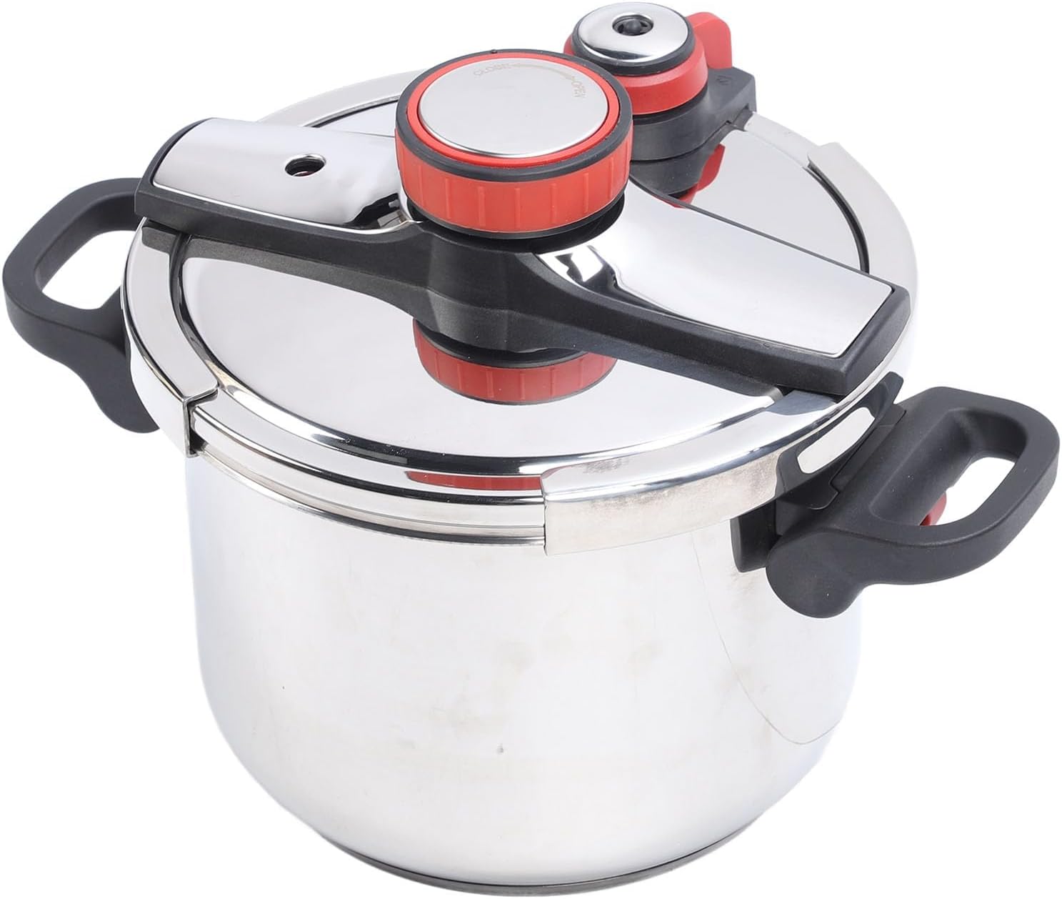Pressure Cooker Fast Cooking Pressure Cooker 304 Stainless Steel Foldable Handle Induction Gas Stove, for Vegetables Fish Rice Meat and More,10L