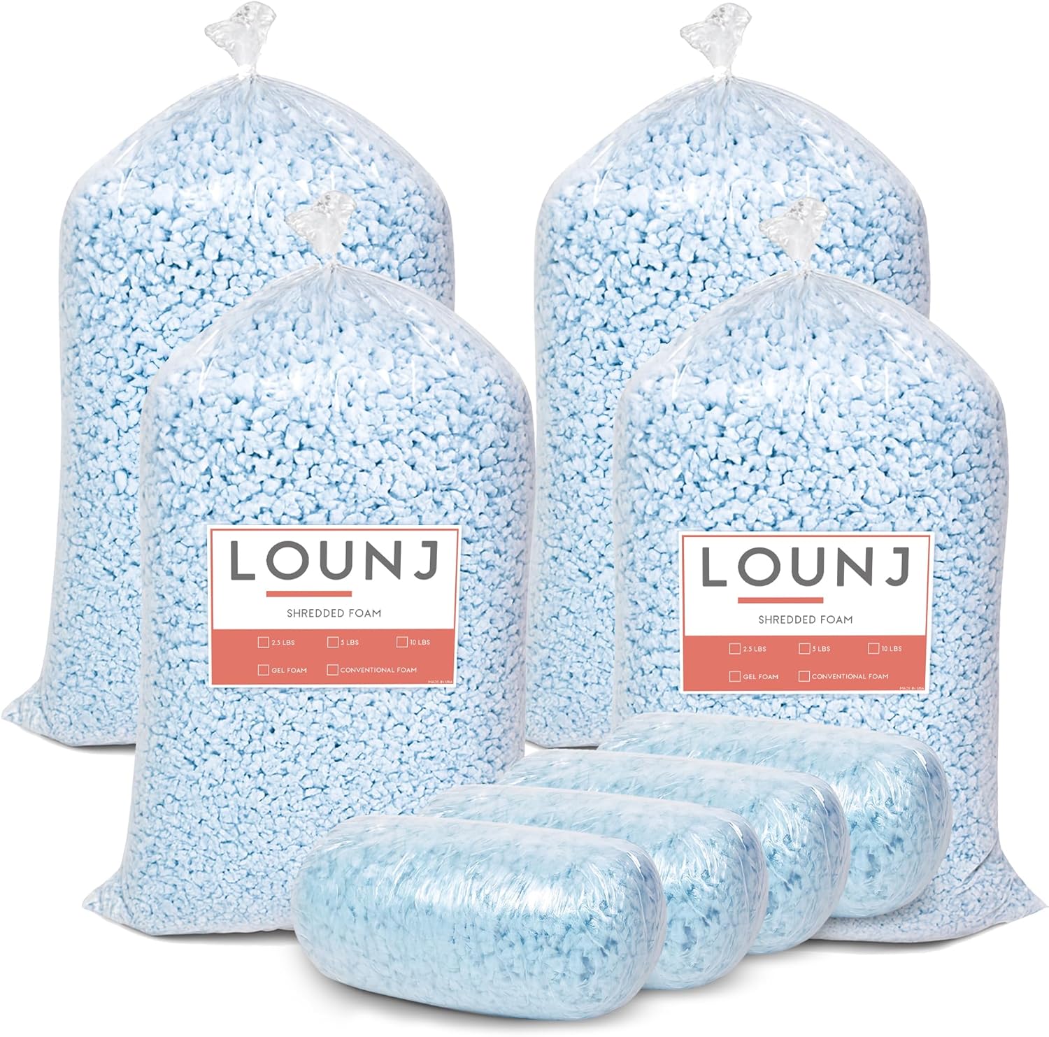 Memory Foam Shreds by LOUNJ