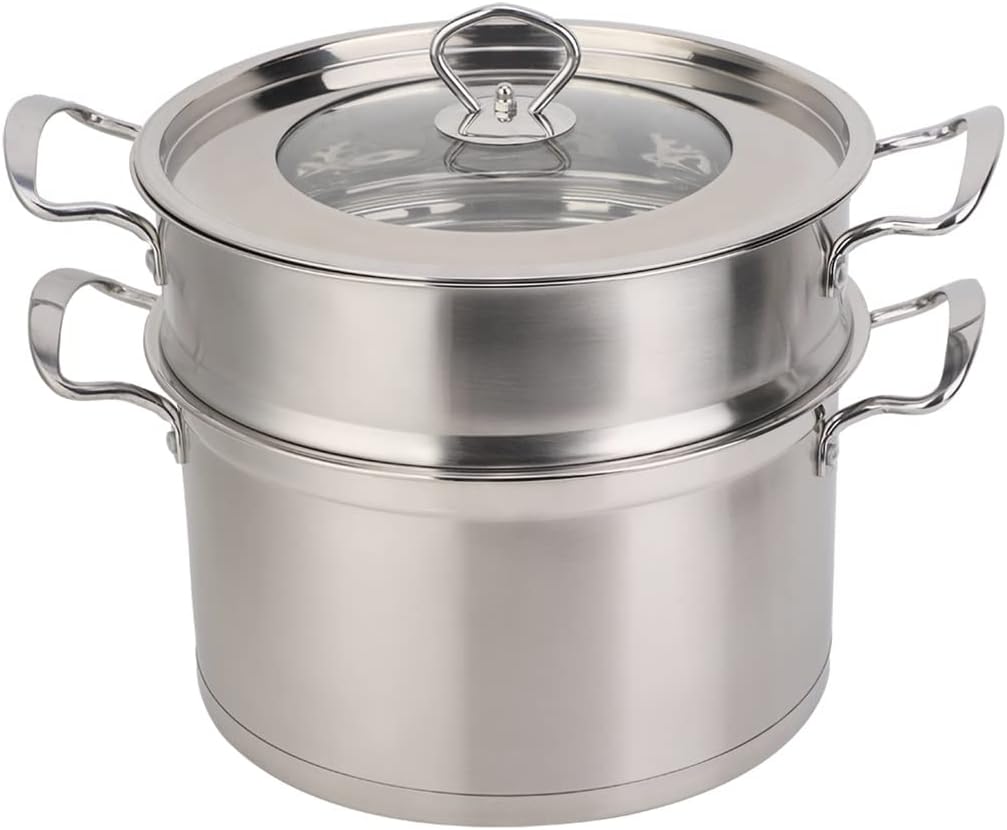 26CM Multifunction Stainless Steel Layer Food Steamer Pot Stockpot Cookware Household Cooking Tool