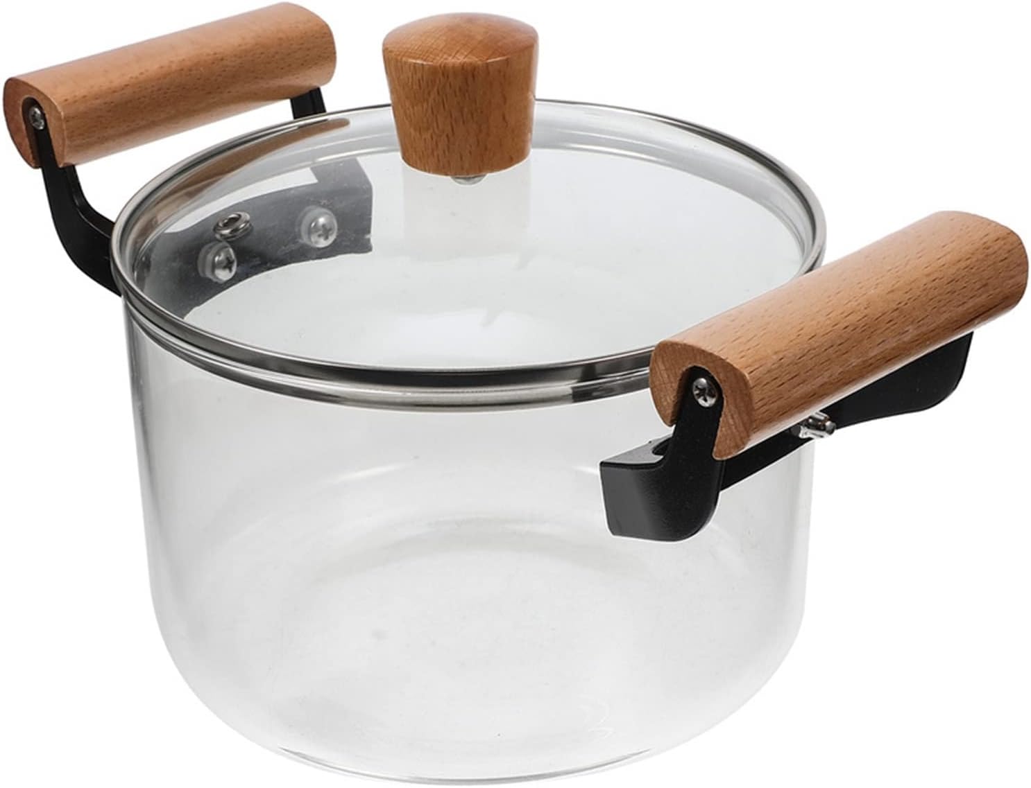 Pot Boiling Soup Bowl Noodle Saucepan Clear Kitchen Utensils Household Milk