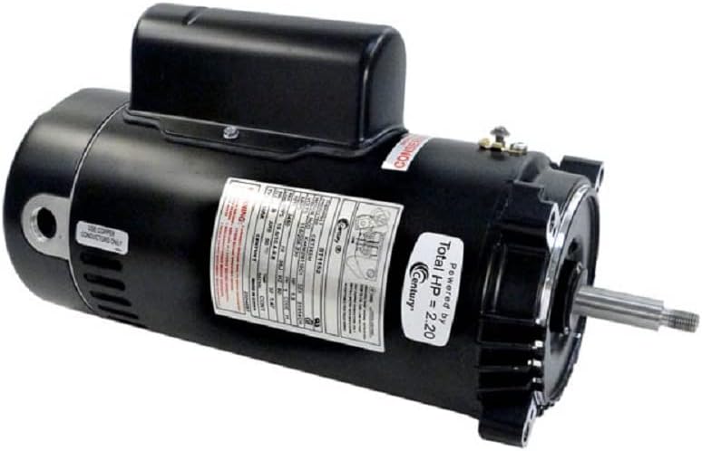 A.O. Smith ST1152 1-1/2 HP, 19.6/10.4-9.8 Amps, 1.5 Service Factor, 56J Frame, Capacitor Start/Capacitor Run, ODP Enclosure, C-Face Pool Motor
