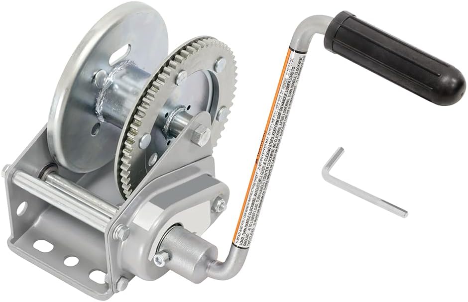 Reese Pro Series KR15000301 Brake Winch, 1,500 lbs. Capacity, No Strap
