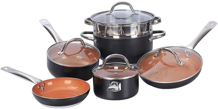 Easy to clean Non Stick Frying Pan Kitchen Pot Household Cookware Set Aluminum Kitchen