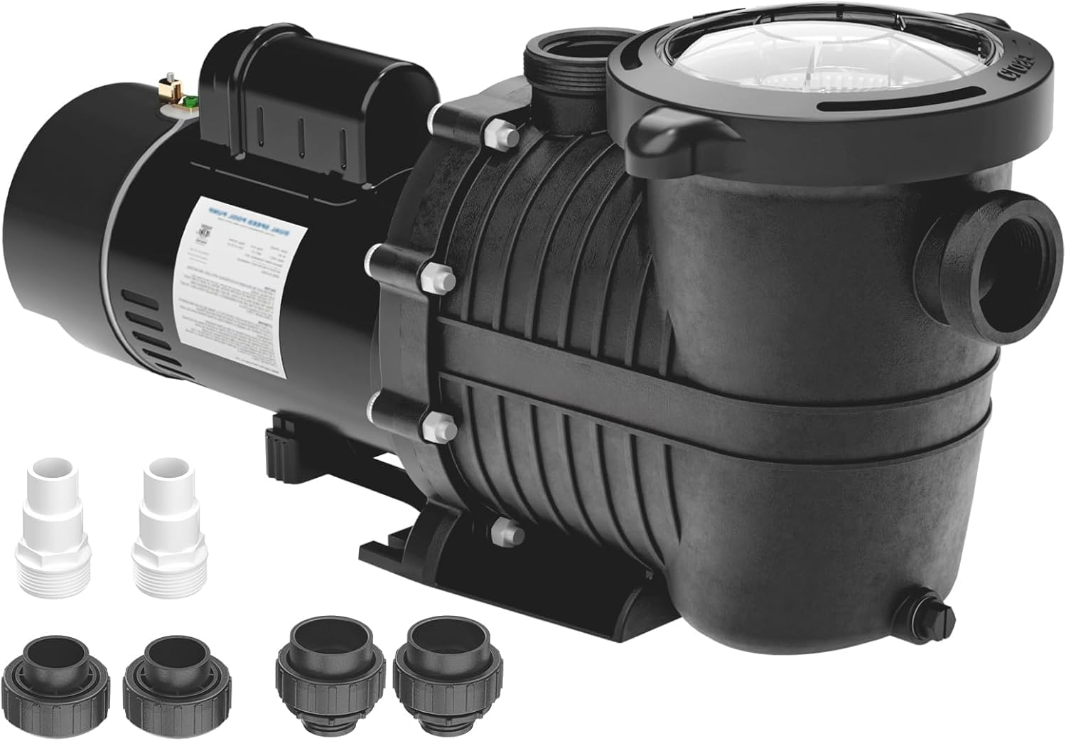 2.5 HP Inground Pool Pump | Dual Voltage | 6000GPH Max Flow | 78FT Head Lift | DoE-Compliant | 1.5