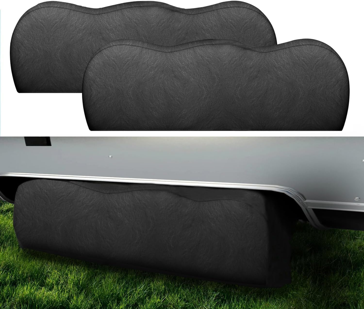 2 Pack Triple Axle Tire Cover, Fits 27