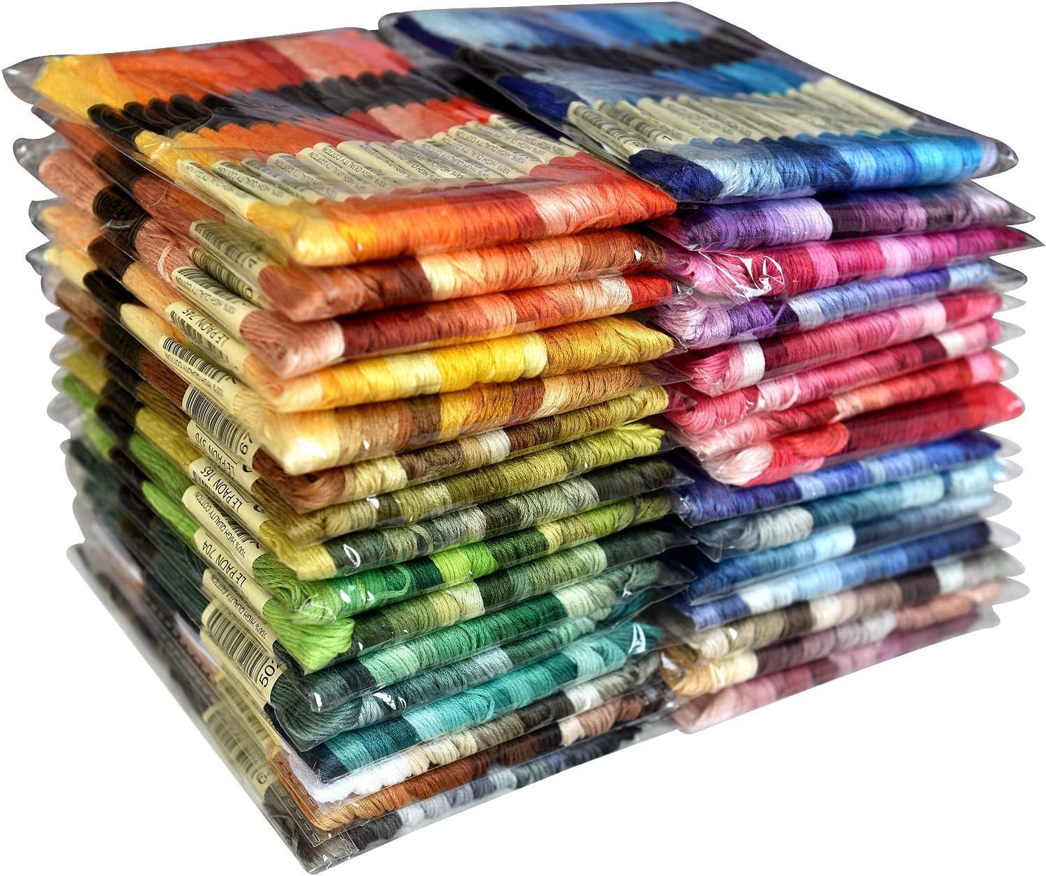 All 447 Color Embroidery Floss - Cross Stitch Threads - Friendship Bracelets Floss - Crafts Floss…