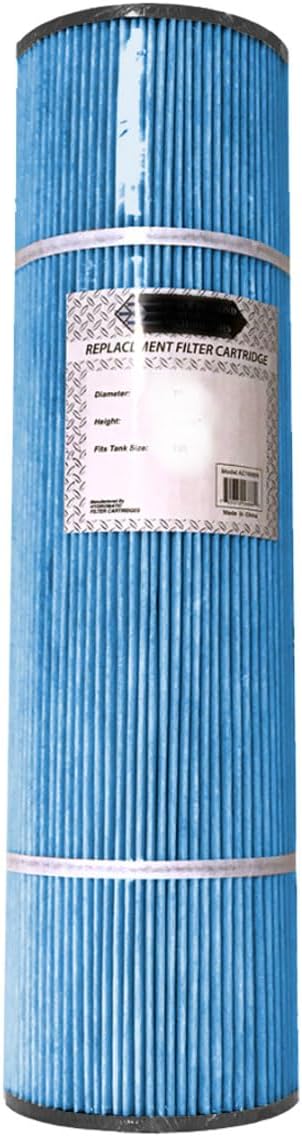 Rx Clear Replacement Pool Filter Cartridges for 425 Square Foot Quad Cartridge Filter System | Pleated Filtration & Support Band Helps Prevent Clogs | Above Ground & Inground Swimming Pools | 4-Pack