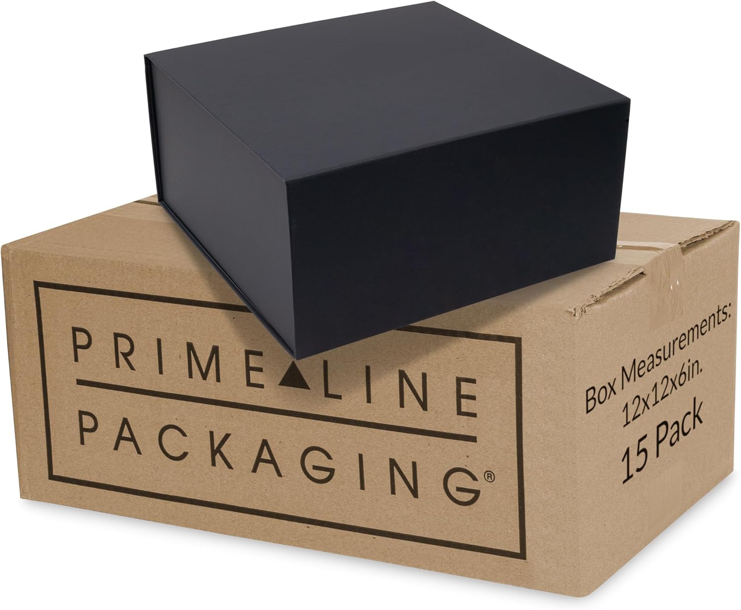 Prime Line Packaging Christmas Gift Boxes with Lids, Holiday Gift Boxes for Presents, Mini White Gift Box for Small Business, Birthdays, Weddings, Jewelry Storage, Bulk, 6x6x3, 15 Pack