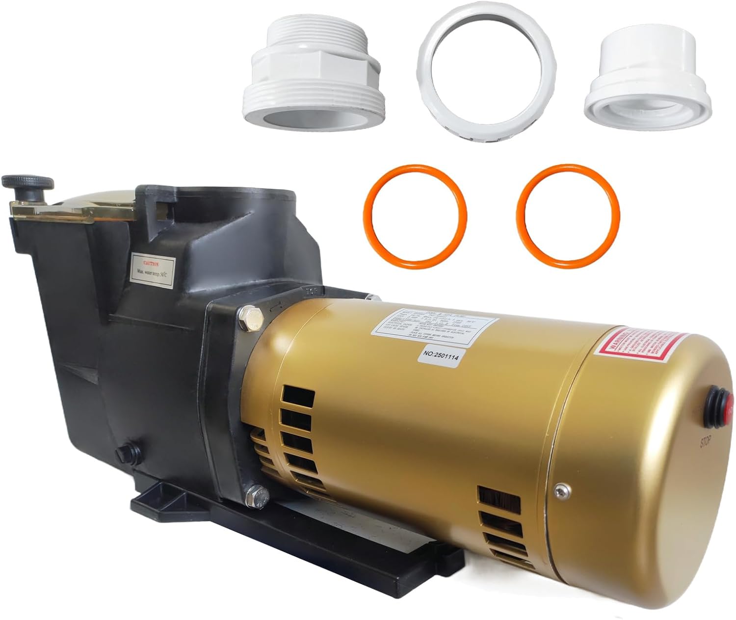 W3SP2610X152S 2-Speed 1.5 HP 220V-230V Inground Pool Pump Replacement for Hayward SP2610X152S Super Pool Pump Dual-Speed for In-Ground Swimming Pools and Spas