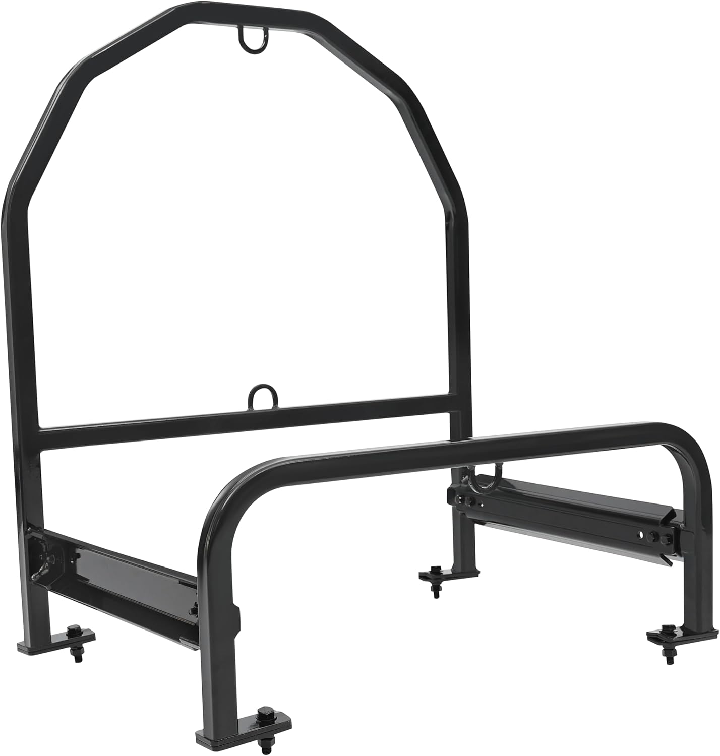 Universal Adjustable Semi Truck Spare Tire Carrier Rack Holder Width Max Up to 19