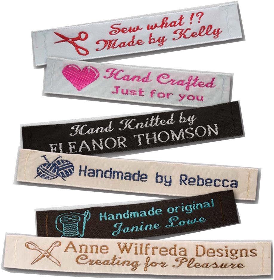 Personalized 100% Woven Sewing Labels 1/2