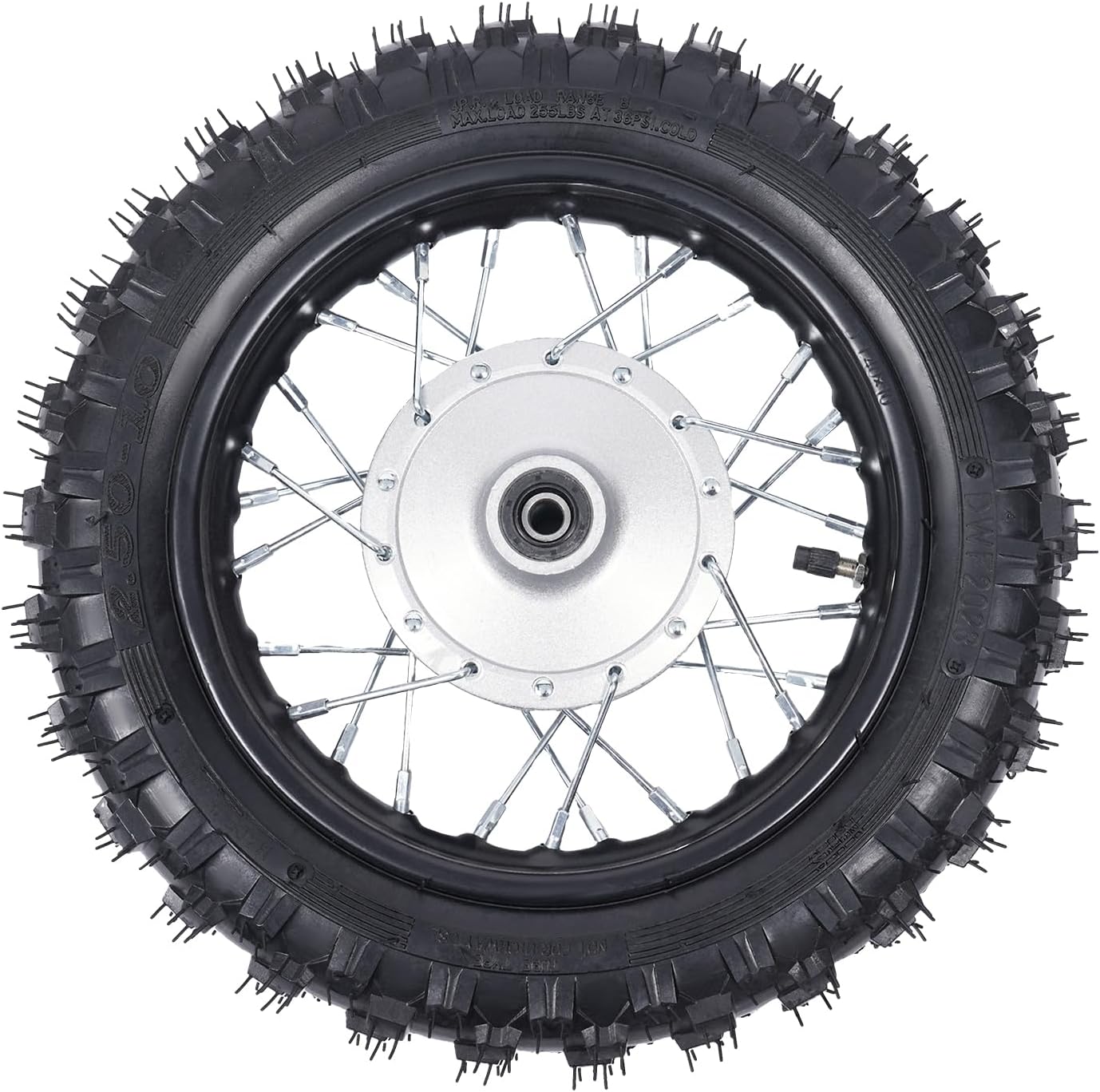2.5-10 Front and Rear Wheel Tire Assembly with Chain & Sprocket forHonda CRF50 XR50 BBR KLX Dirt Bikes (US Stock)