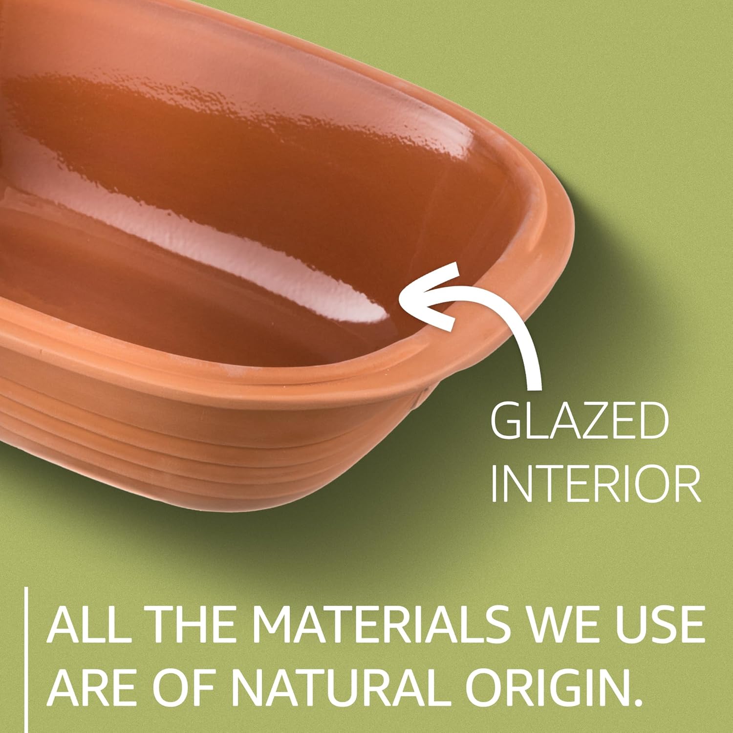 Romertopf Clay Roaster | Modern Look | Non-Stick Dutch Oven | Healthy Clay Pot Cooking | Clay Baker | Versatile Cooking Vessel - 5.2 Quarts (5 Liters) for up to 6 people