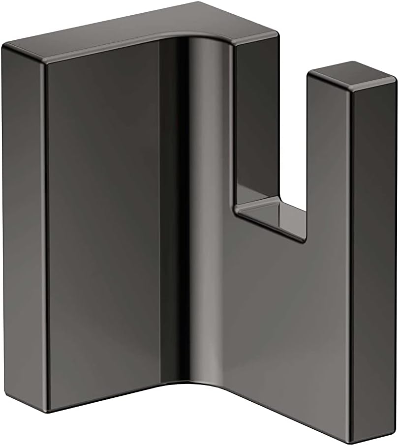 AXOR Universal Rectangular Towel Hook in Polished Black Chrome, 42611330