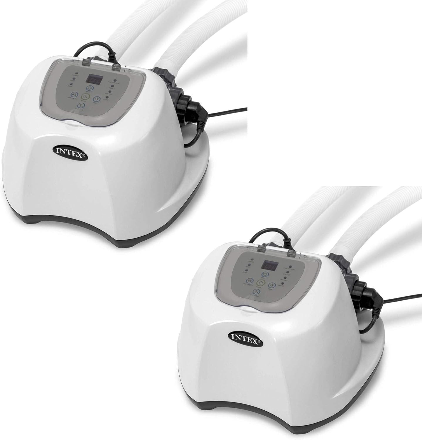 Intex Krystal Clear Saltwater System for Above Ground Swimming Pools, Replaces Chlorine with Safe Salt, (Filter Pump Required), 2 Pack