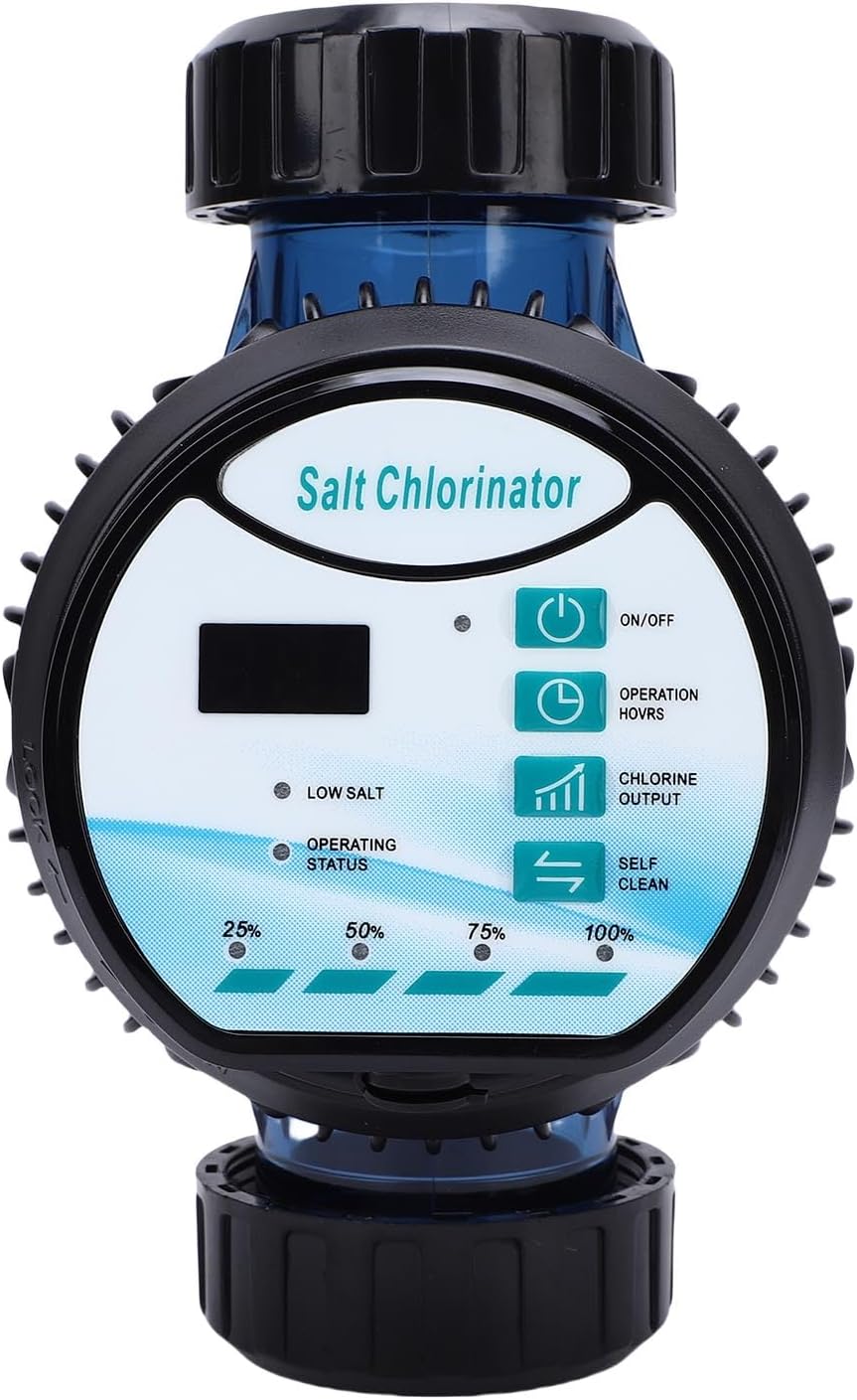 Saltwater Chlorinator, 10GH WiFi Salt Generator System, Smart Control & Flexible Adjustment, Self for ³ Swimming Pool