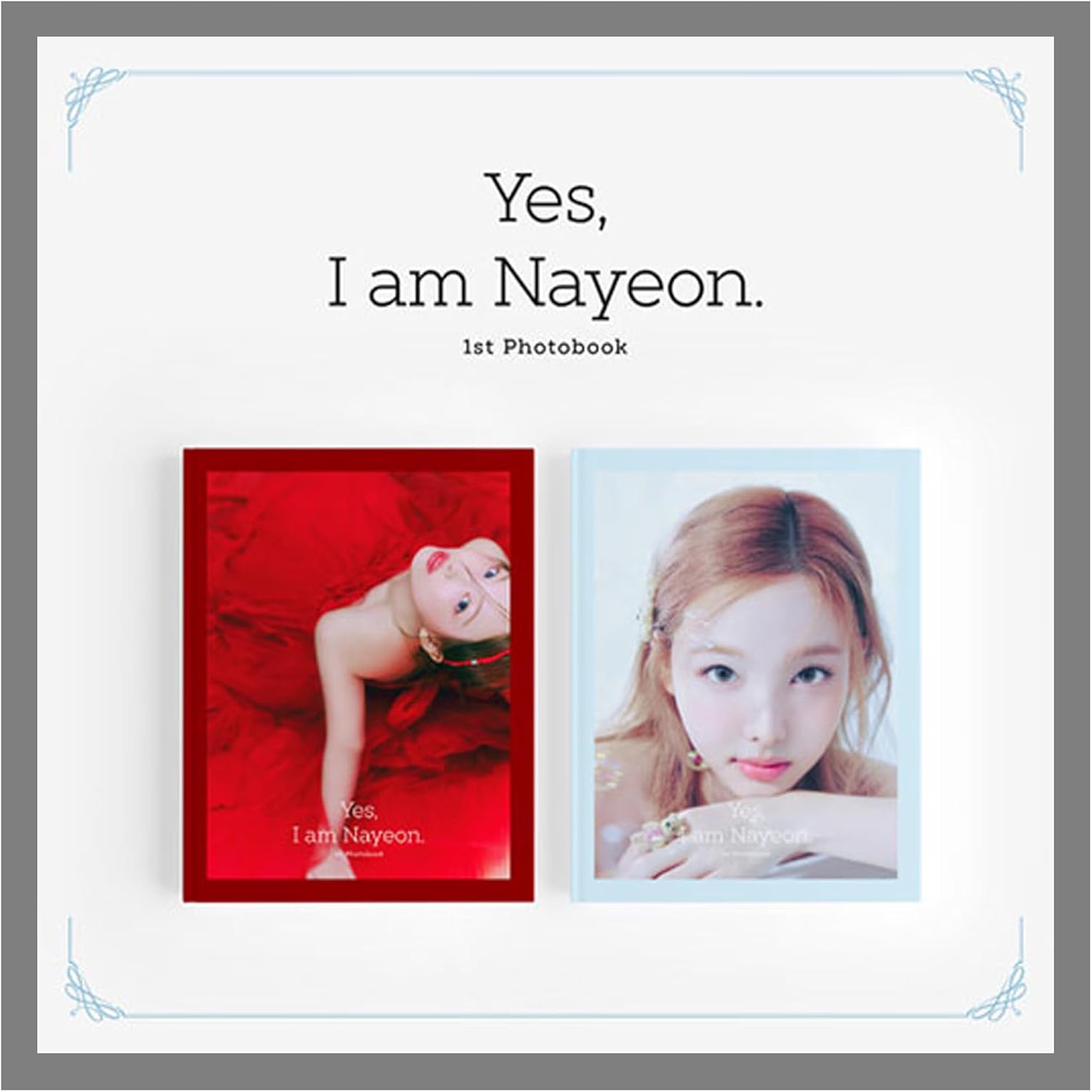 TWICE Nayeon Yes, I Am Nayeon 1st Photobook with Tracking Sealed NA YEON (Set(Burgundy+Sky))