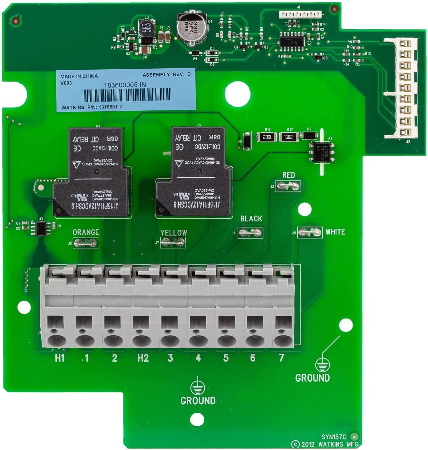 Hot Spring Heater Relay Board Spas 2009-current 77118