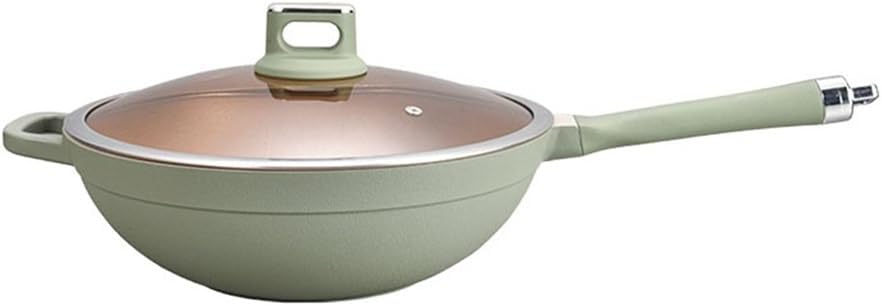Household Kitchen Uncoated Pot Multi-functional Clay Non-stick Micro Cooker with Steamer Wok